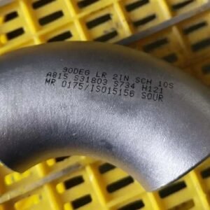 Duplex Steel UNS S31803 BW Elbow, Tee Pipe Fittings Manufacturer